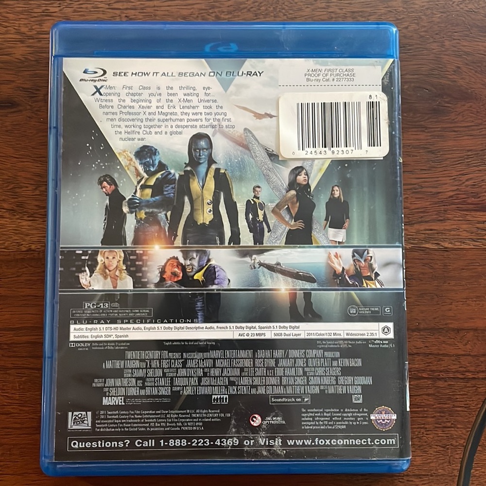 X-Men first class Blu-ray - Picture 3 of 3